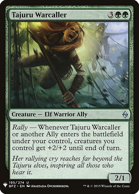 Tajuru Warcaller (The List)