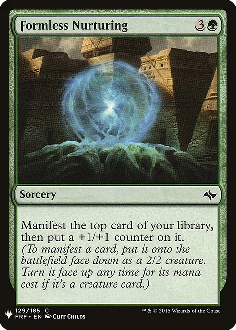 Formless Nurturing (The List)