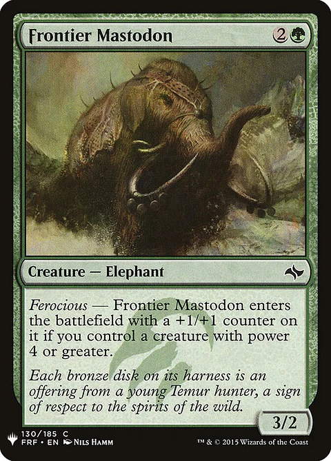 Frontier Mastodon (The List)