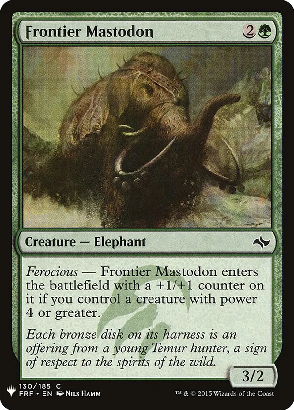 Frontier Mastodon (The List) 1