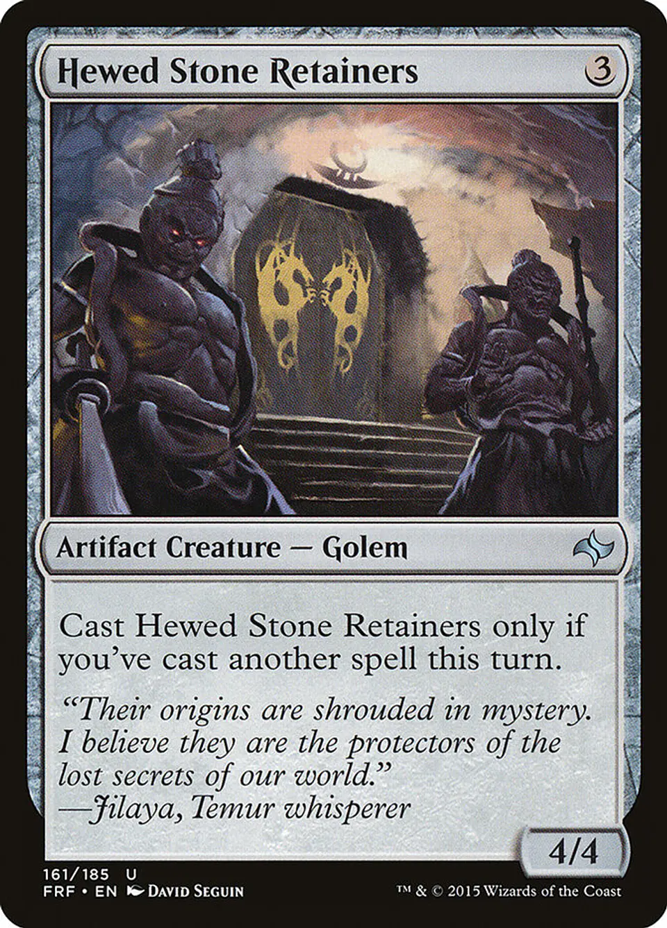 Hewed Stone Retainers 1