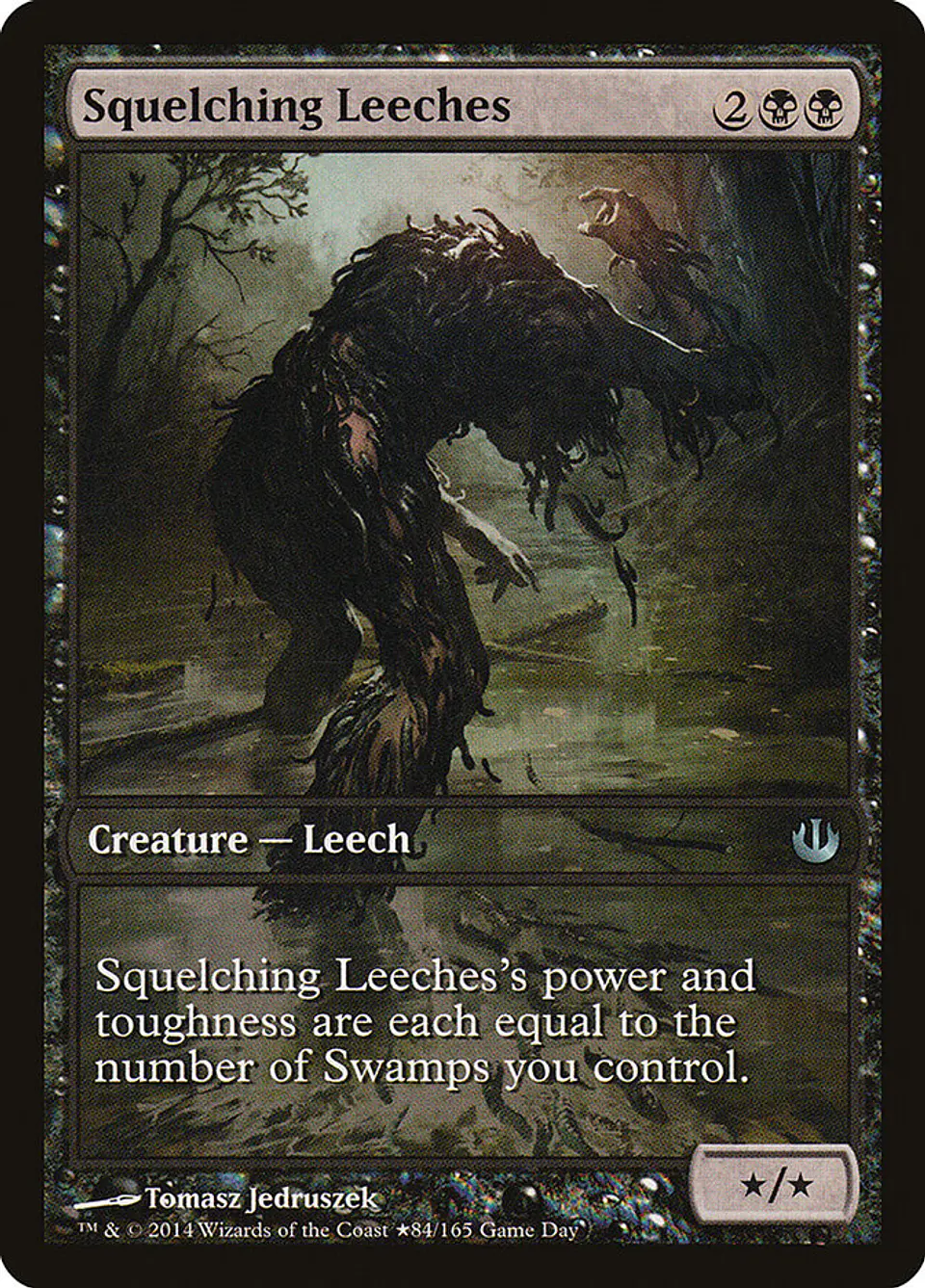 Squelching Leeches (Game Day) (Full Art) 1