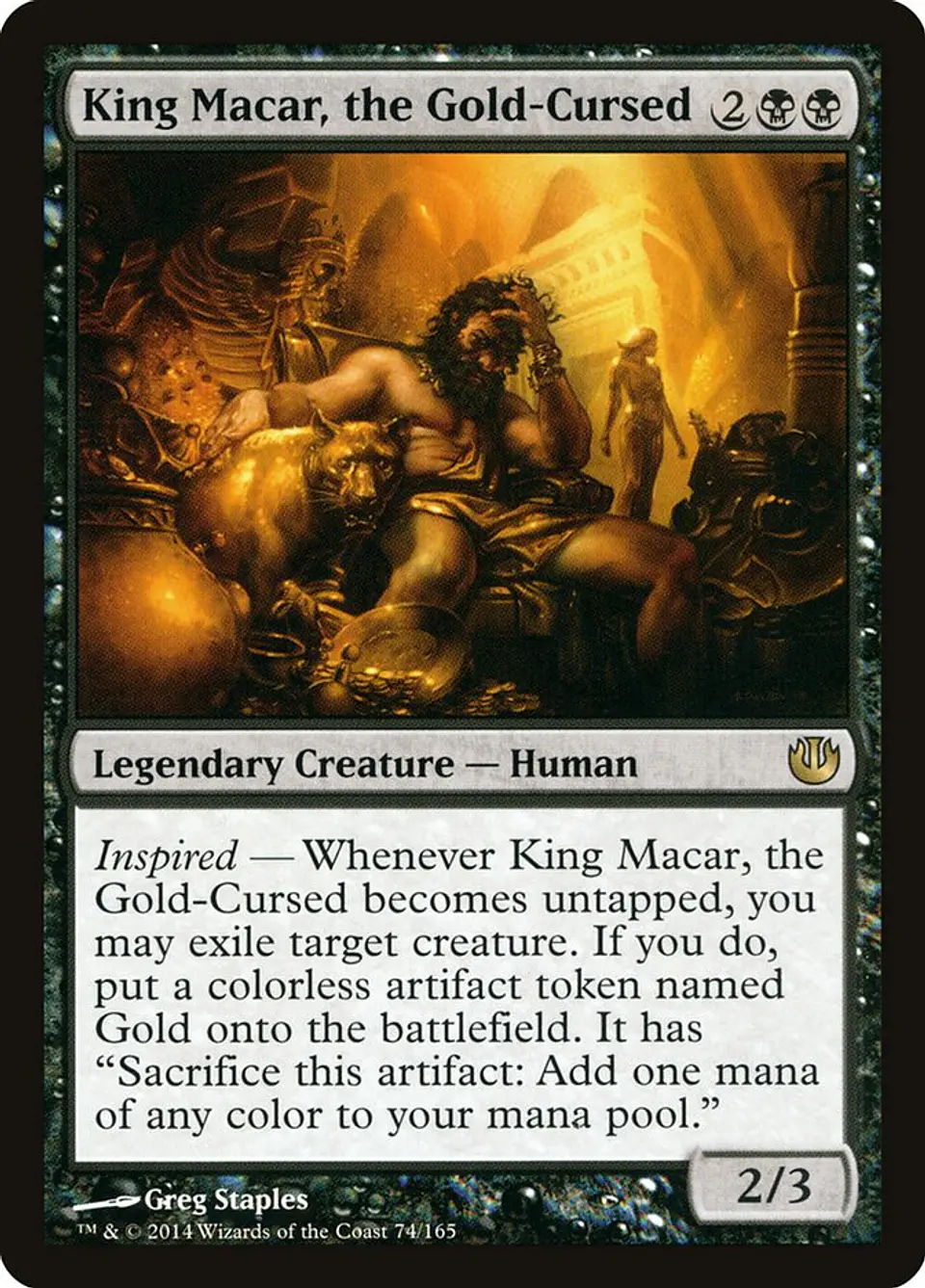 King Macar, the Gold-Cursed 1