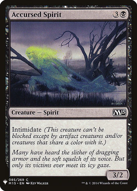 Accursed Spirit (The List)