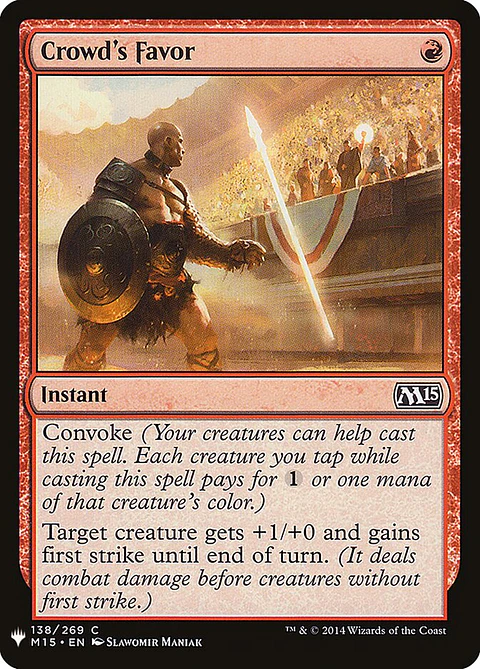 Crowd's Favor (The List)