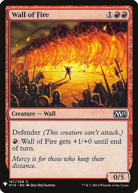 Wall of Fire (The List)