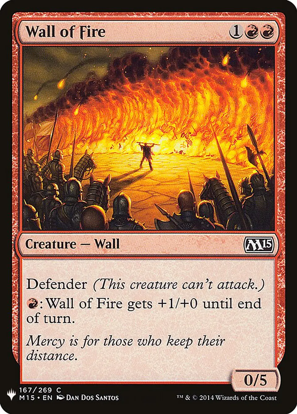Wall of Fire (The List) 1