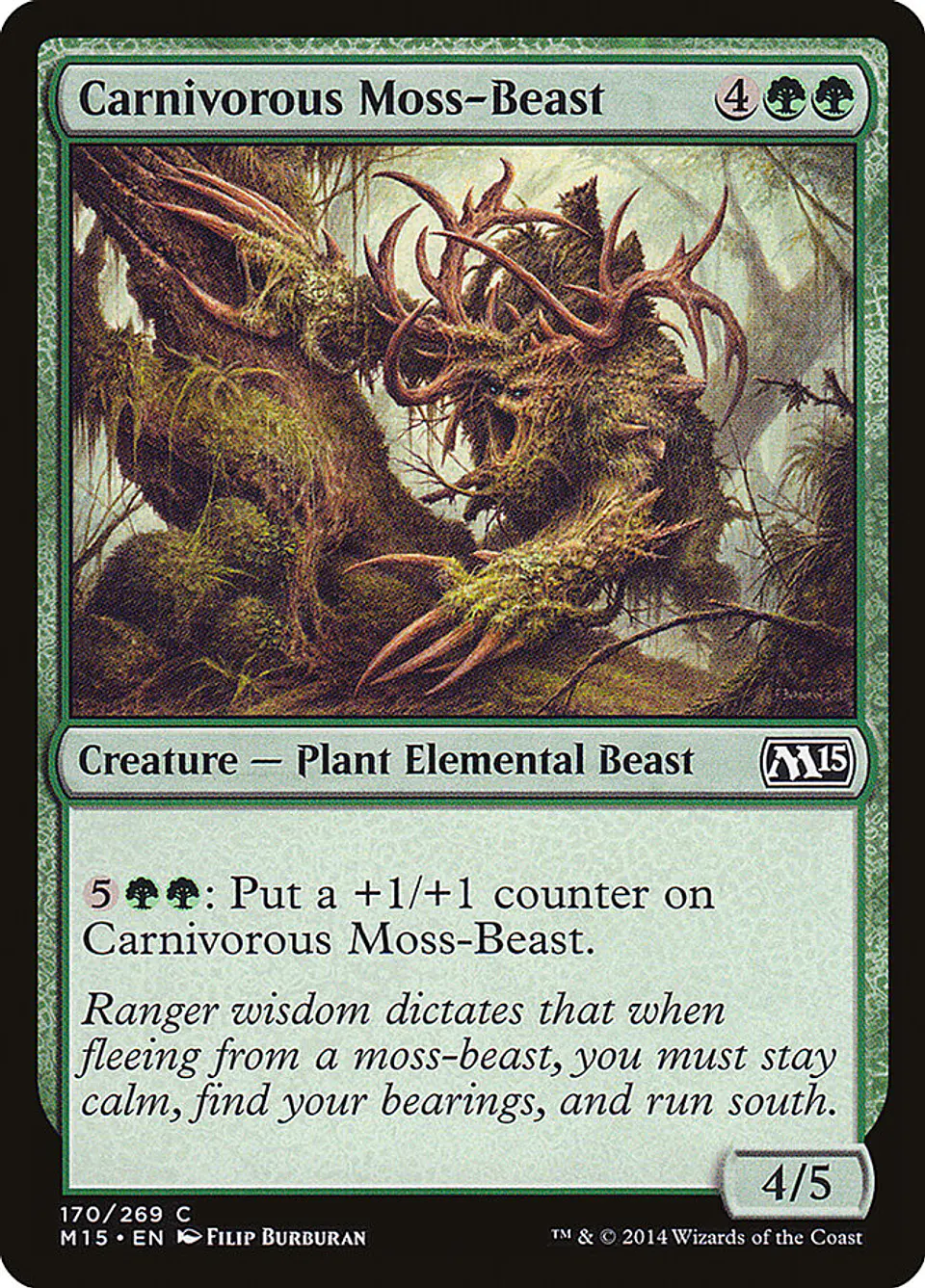 Carnivorous Moss-Beast 1