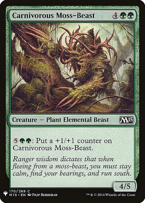 Carnivorous Moss-Beast (The List)