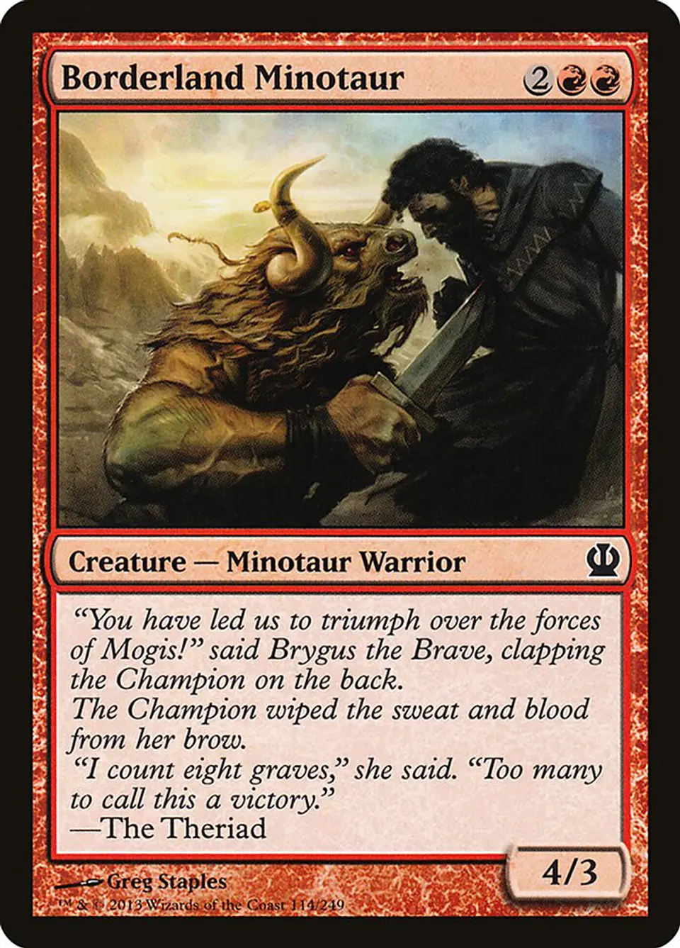 Borderland Minotaur 1