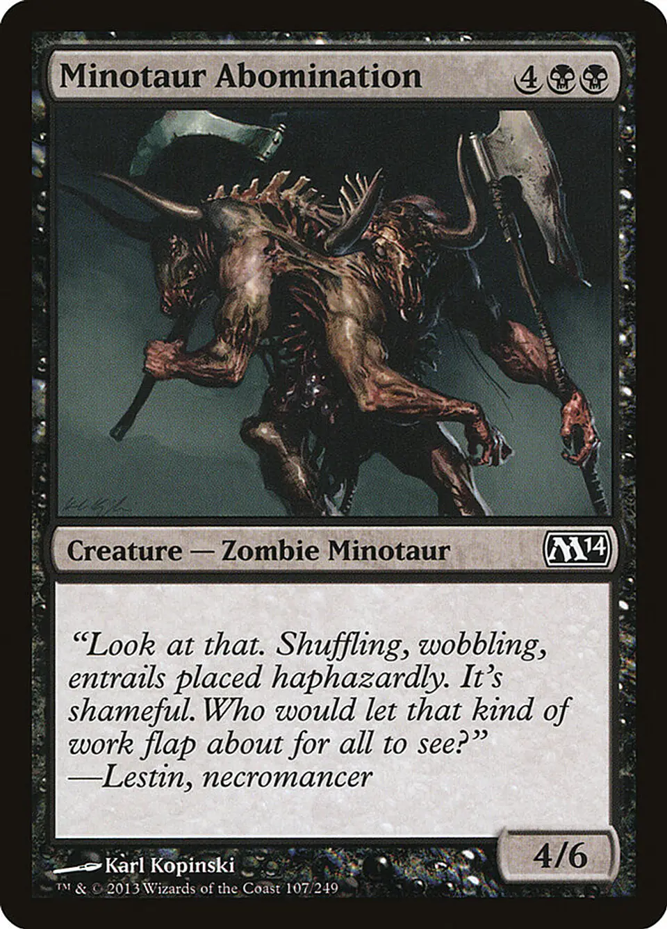 Minotaur Abomination 1