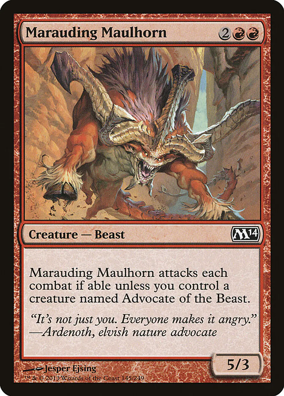 Marauding Maulhorn 1