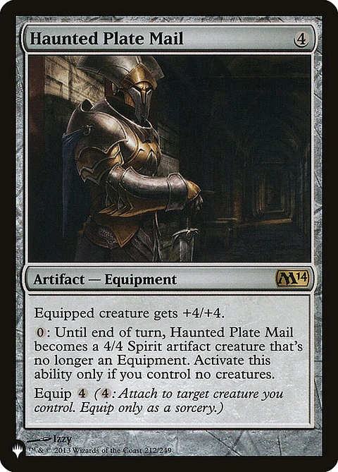 Haunted Plate Mail (The List)