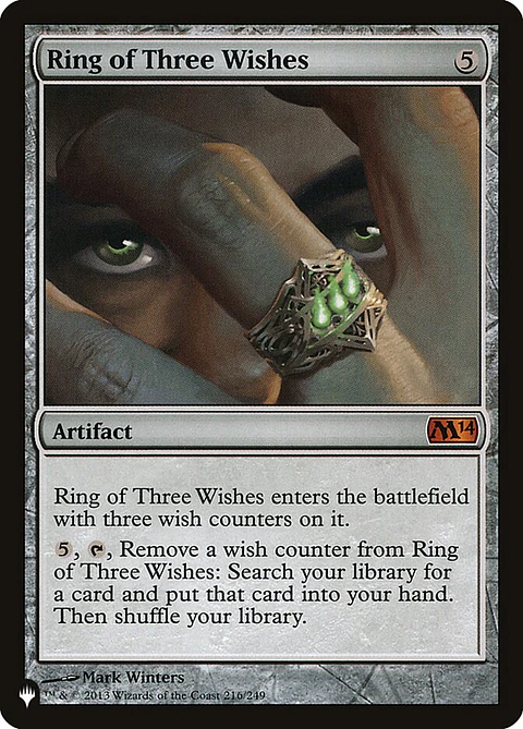 Ring of Three Wishes (The List)