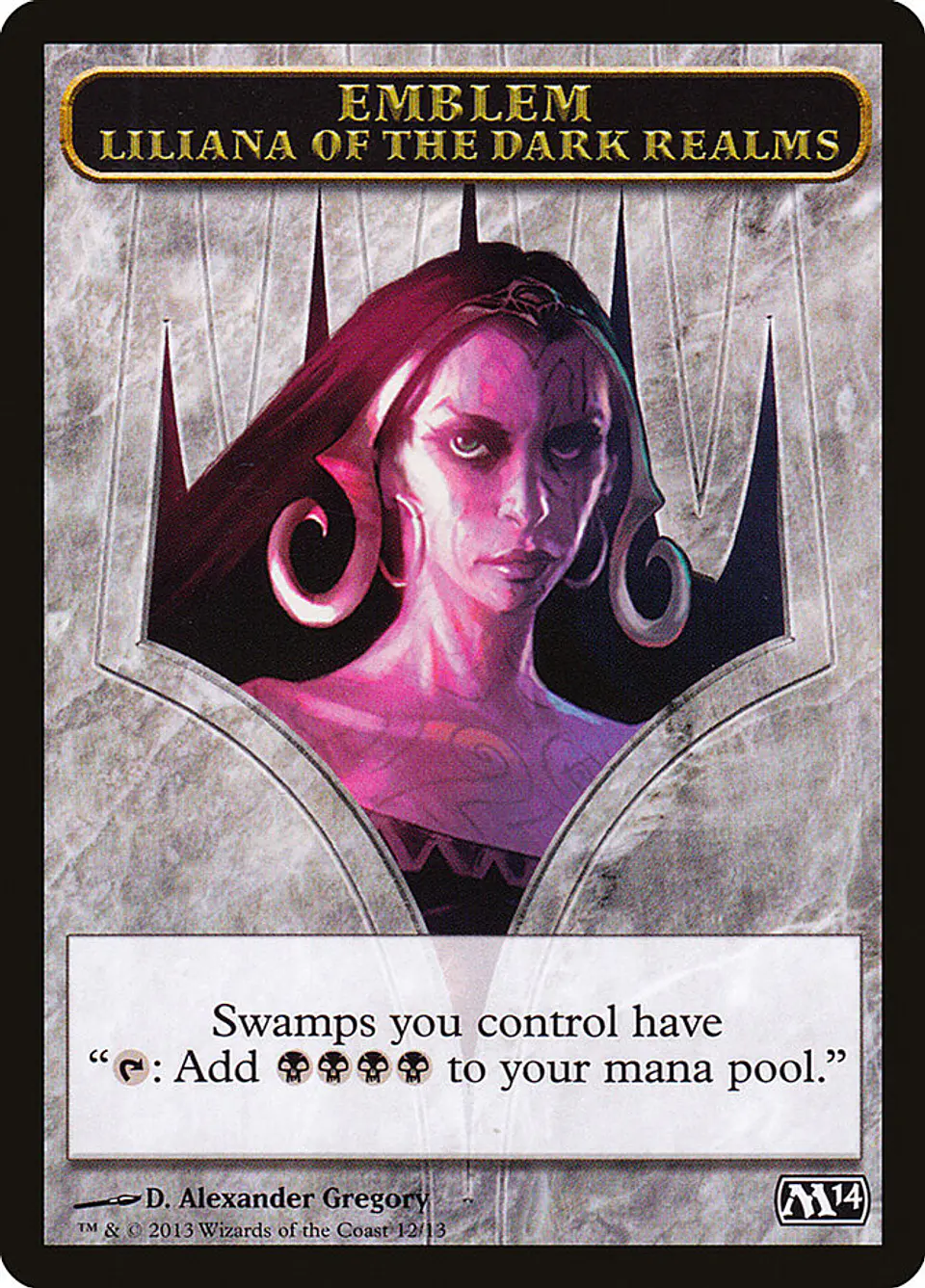 Liliana of the Dark Realms Emblem 1