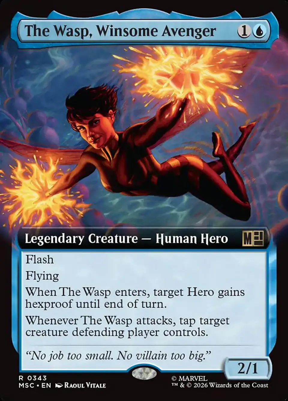 The Wasp, Winsome Avenger (Extended Art) 1