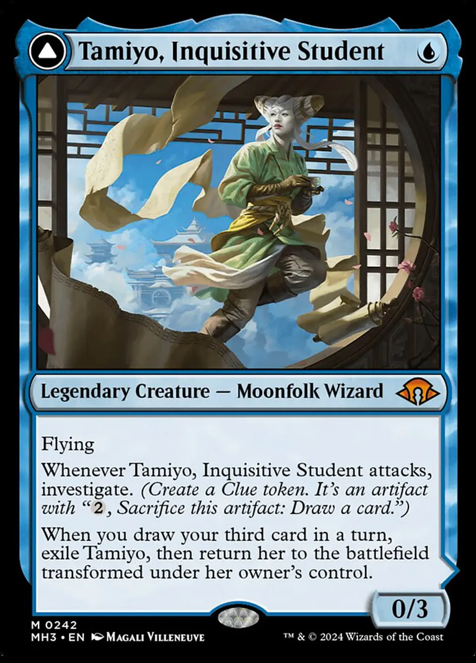 Tamiyo, Inquisitive Student // Tamiyo, Seasoned Scholar 1