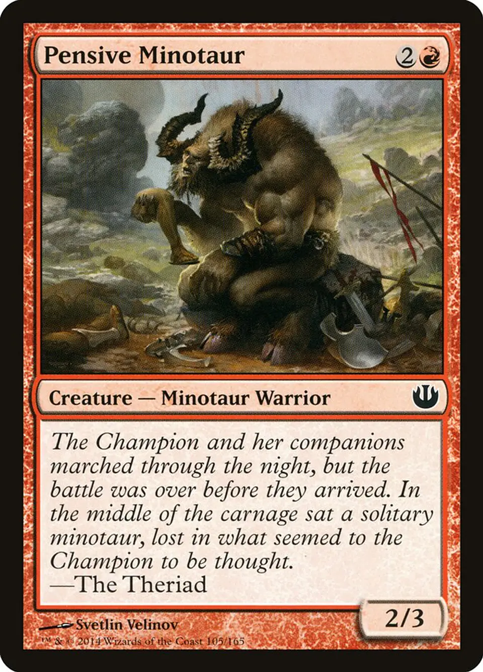 Pensive Minotaur 1