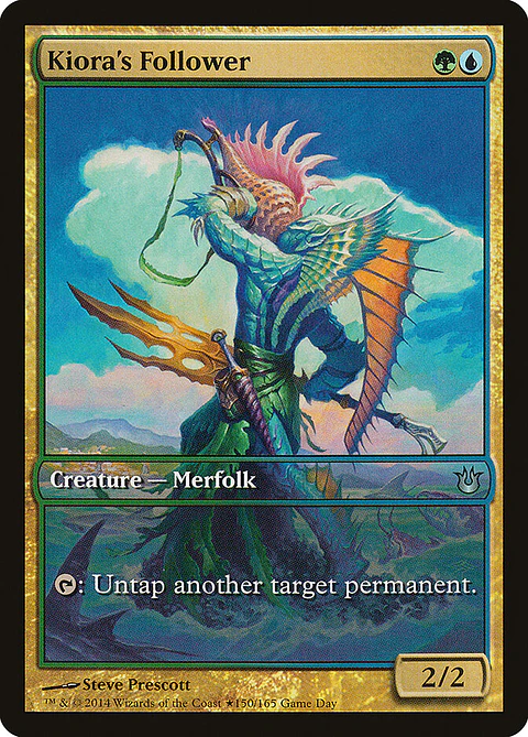 Kiora's Follower (Game Day) (Full Art)