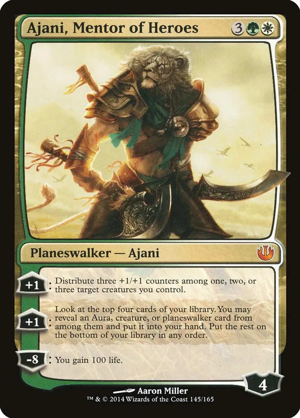 Ajani, Mentor of Heroes 1