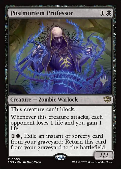 Postmortem Professor (Promo Pack)
