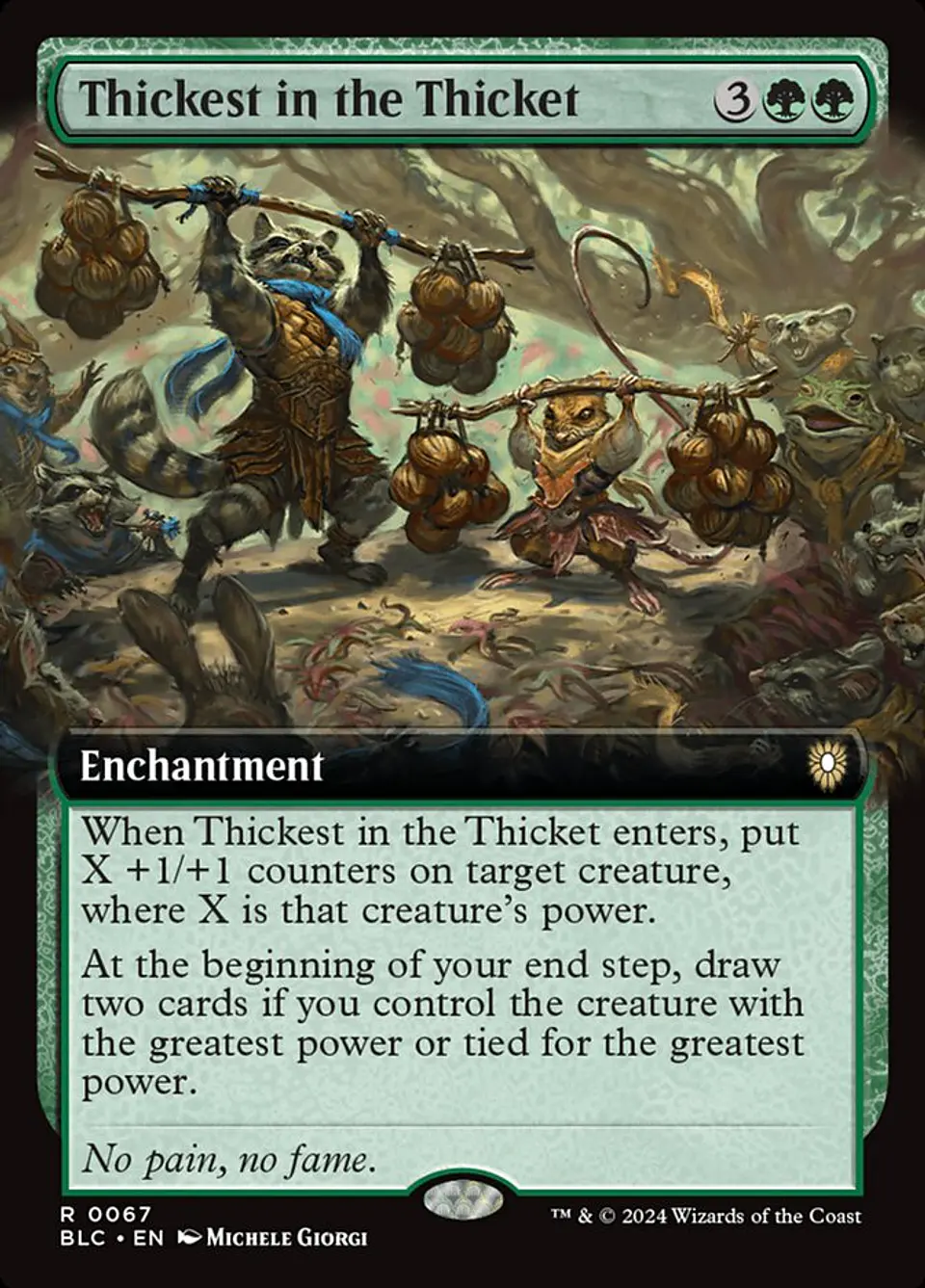 Thickest in the Thicket (Extended Art) 1