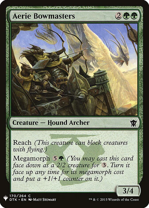 Aerie Bowmasters (The List)