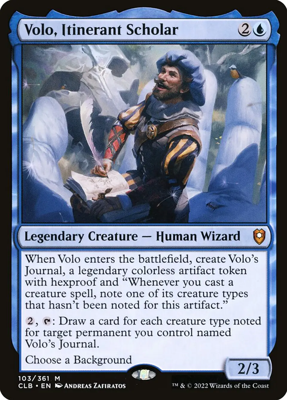 Volo, Itinerant Scholar 1