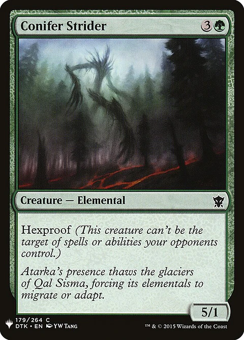 Conifer Strider (The List)