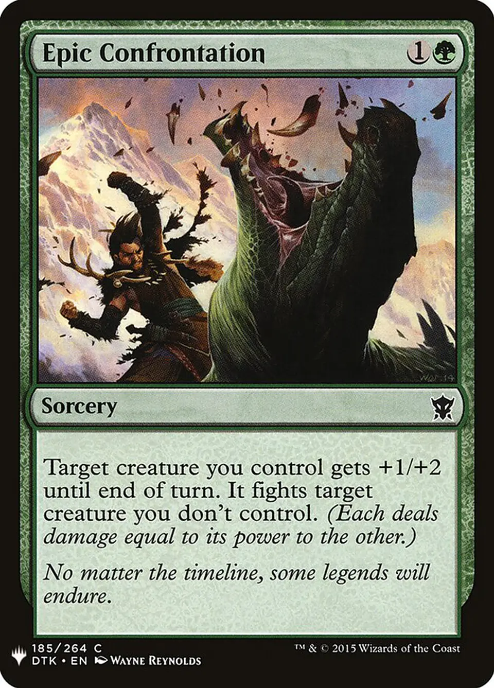 Epic Confrontation (The List) 1