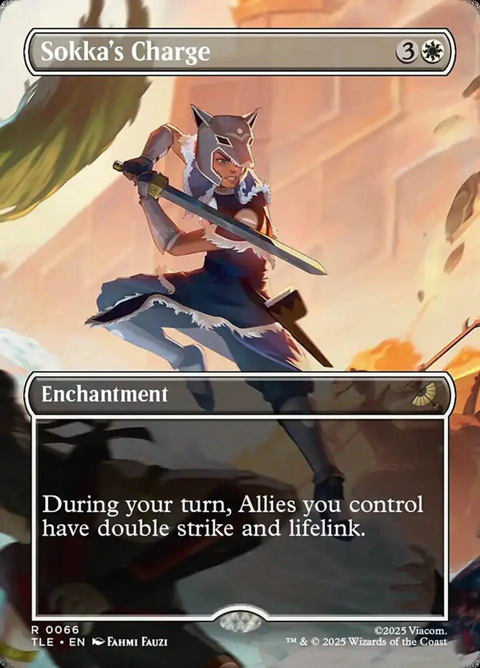 Sokka's Charge (Borderless) 1