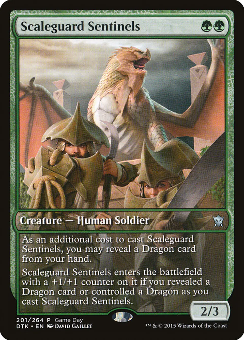 Scaleguard Sentinels (Game Day) (Full Art) 1