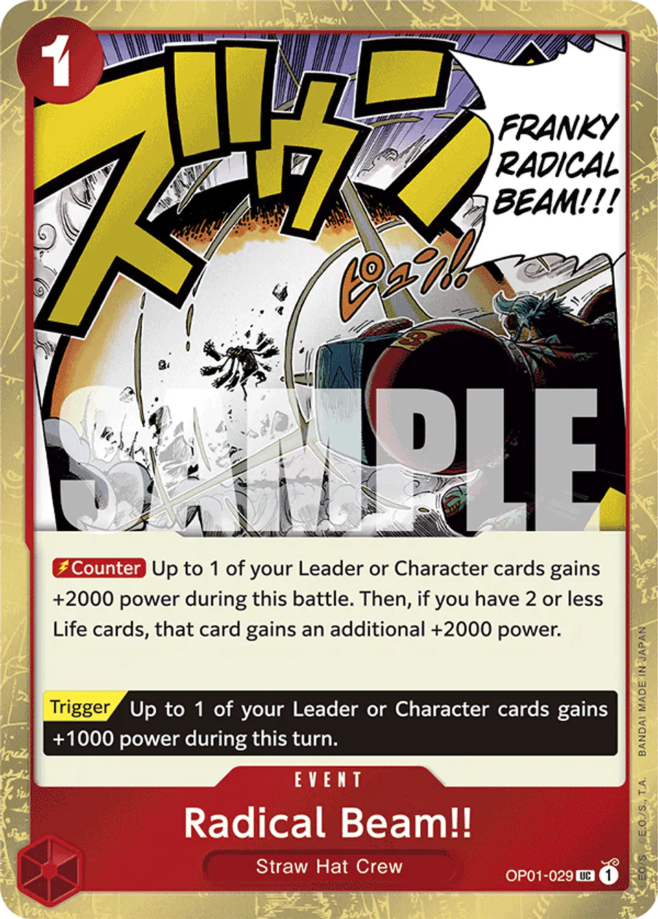 Radical Beam!! (Jolly Roger Foil) 1