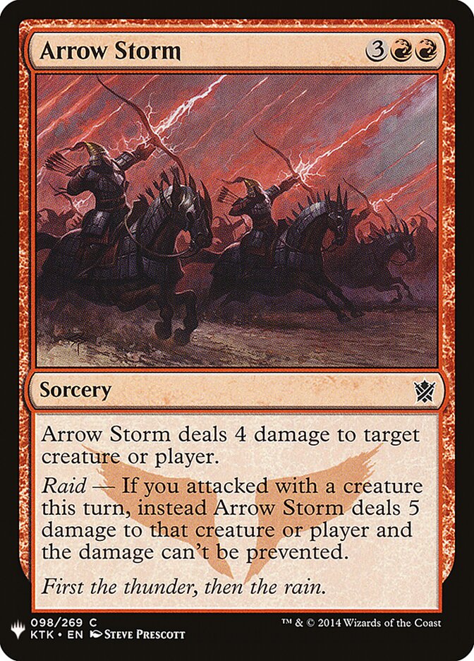 Arrow Storm (The List)