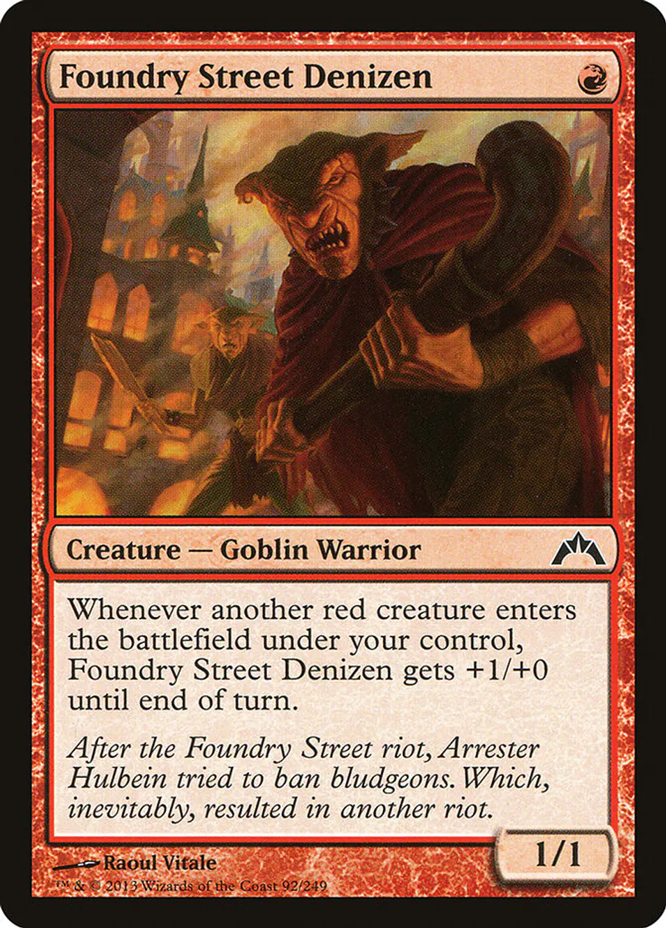 Foundry Street Denizen 1