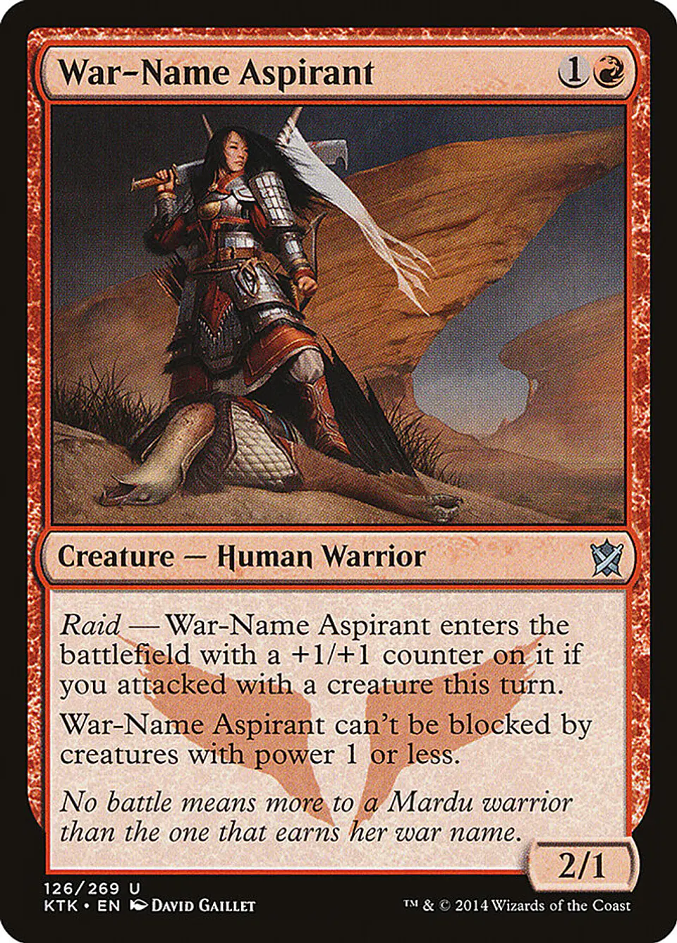 War-Name Aspirant 1