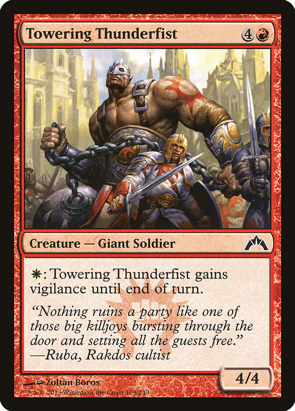 Towering Thunderfist 1