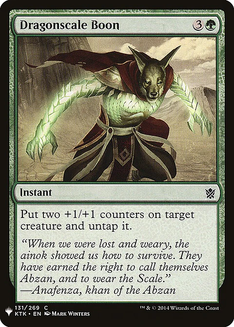 Dragonscale Boon (The List)