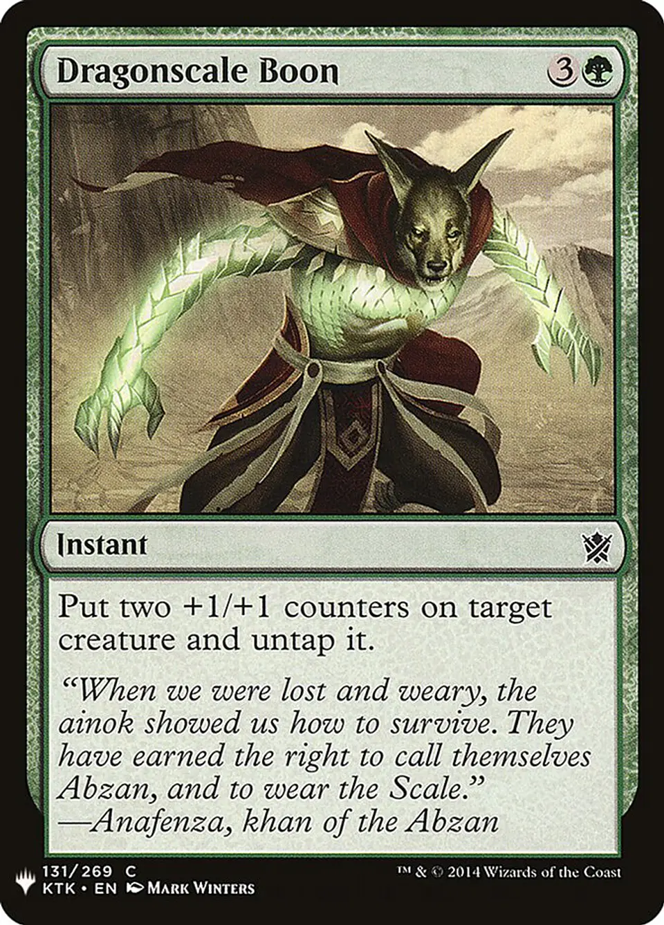Dragonscale Boon (The List) 1
