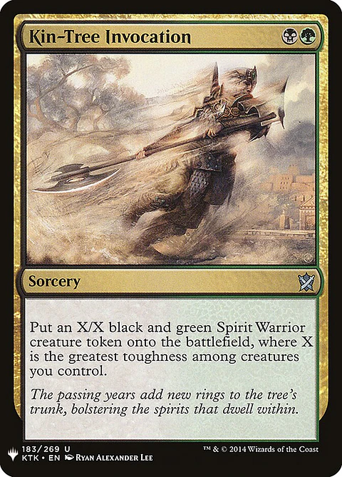 Kin-Tree Invocation (The List)