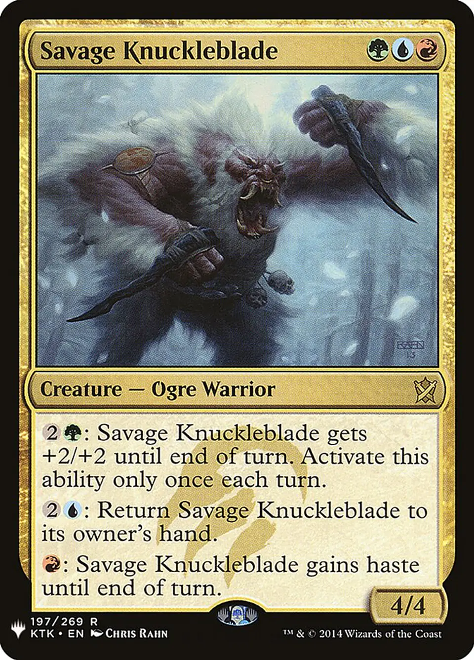 Savage Knuckleblade (The List) 1