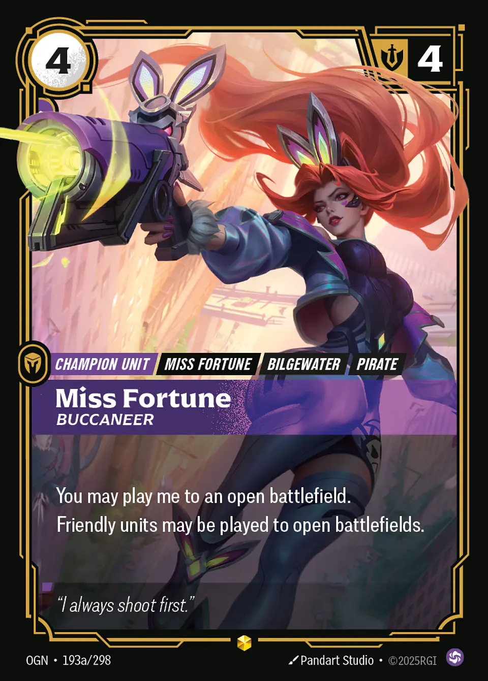 Miss Fortune - Buccaneer (Alternate Art) 1