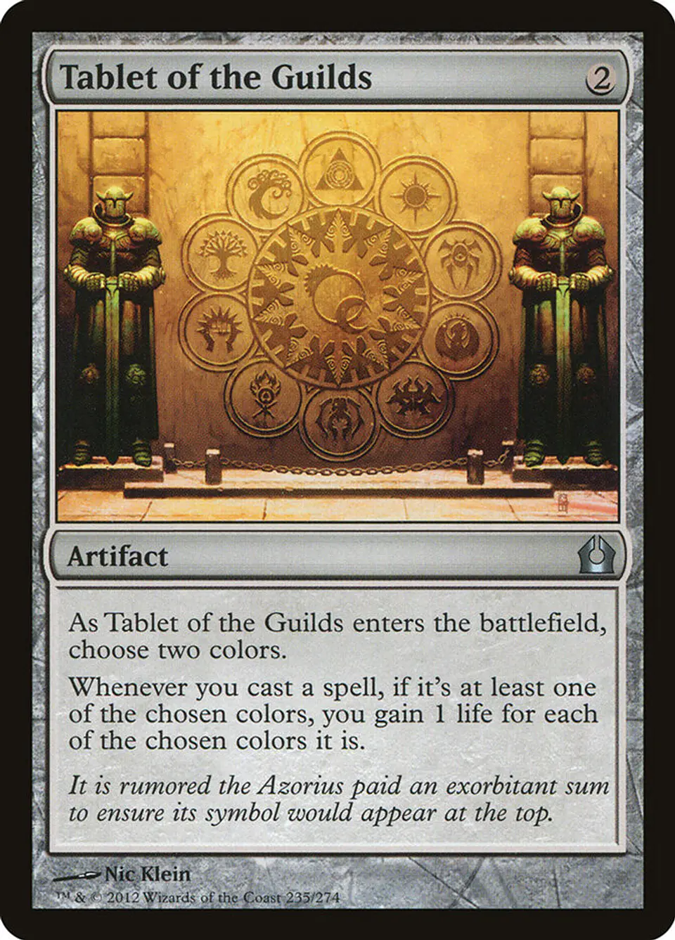 Tablet of the Guilds 1
