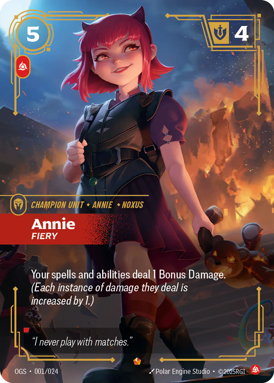 Annie - Fiery 1
