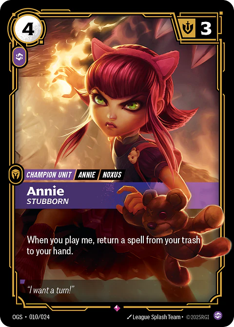 Annie - Stubborn