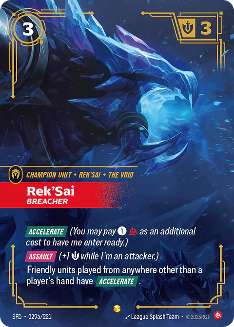 Rek'Sai - Breacher (Alternate Art)