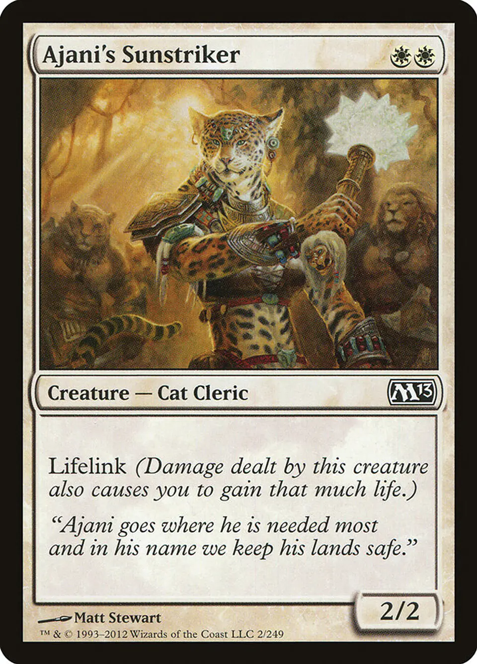 Ajani's Sunstriker 1
