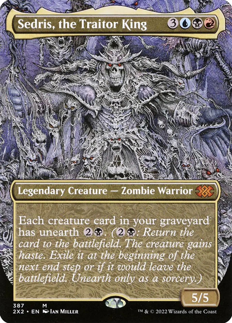 Sedris, the Traitor King (Borderless) 1