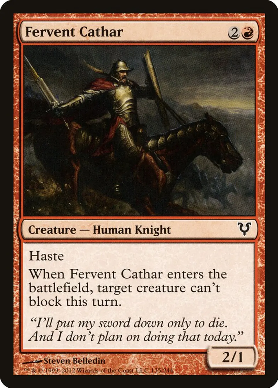 Fervent Cathar 1