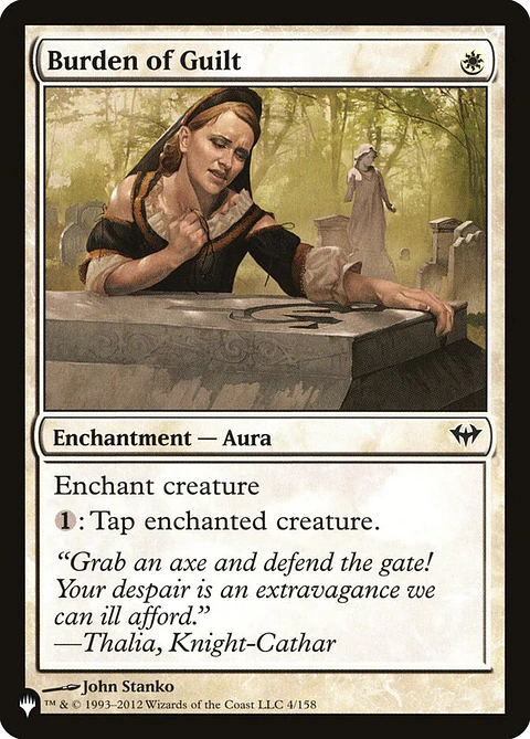 Burden of Guilt (The List)